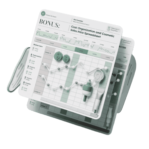 BONUS 02: Cost Organization and Cosmetic Sales Price Spreadsheet